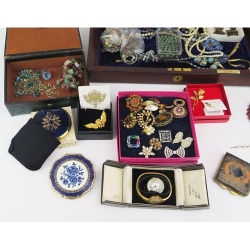 198 - A Selection of Costume Jewellery and Watches