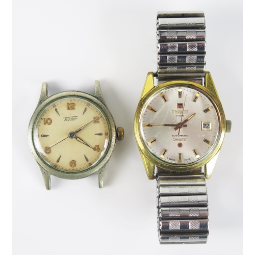 411 - A TISSOT Seastar Automatic Wristwatch and one other Tissot. Both need attention