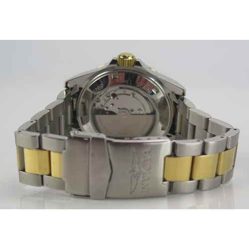 414 - An INVICTA Automatic Gent's Wristwatch with glass back panel. Running