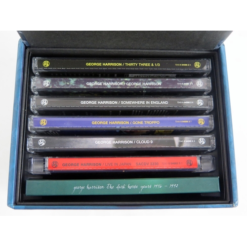 1128 - George Harrison, The Dark Horse Years 1976-1992, boxed CD set of 5 CD's, 2 SACDs and a DVD.