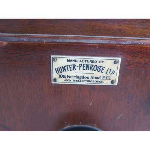 1182 - Hunter Penrose Ltd, a mahogany and brass mounted enlarger or process camera for converting photograp... 