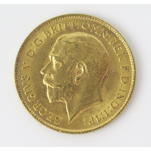 1470 - A George V 1911 Gold Half Sovereign