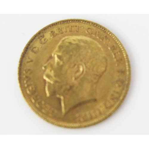 1471 - A George V 1911 Gold Half Sovereign