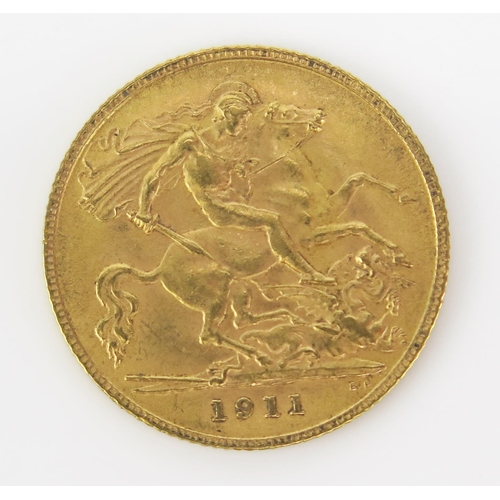 1473 - A George V 1911 Gold Half Sovereign