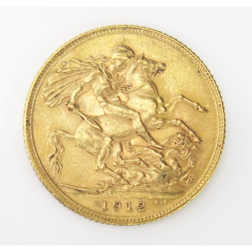 1479B - A George V 1912 Gold Sovereign