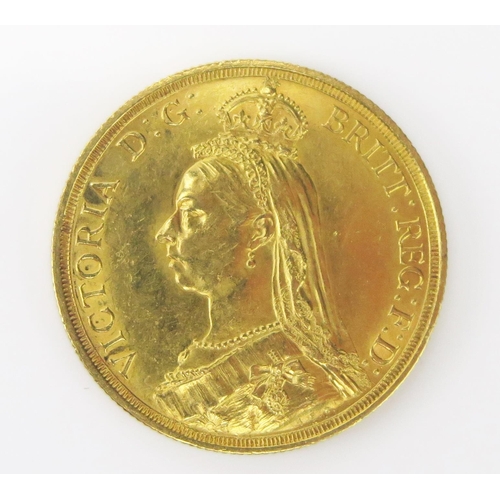 1479H - A Victoria 'Jubilee Head' 1887 Gold Double Sovereign