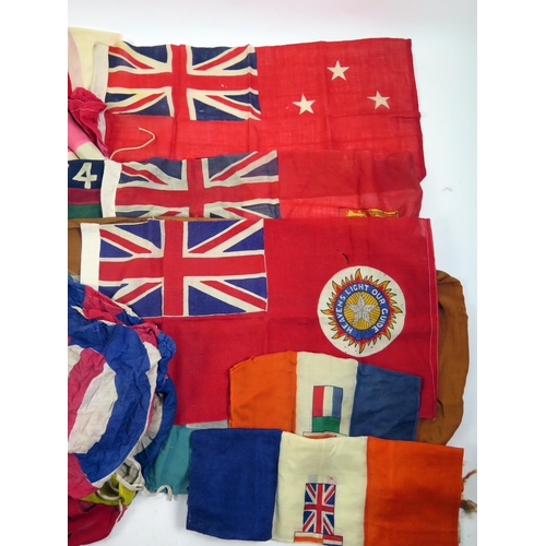 1342 - A collection of maritime signaling flags.