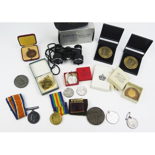 1349A - A World War I pair to 945793 Dvr. J. Walker. R.A. War and Victory Medals, assorted Royal commemorati... 