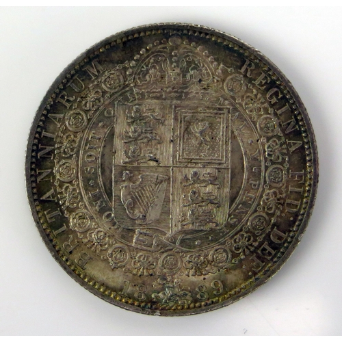 1430B - A Victoria 1889 Half Crown