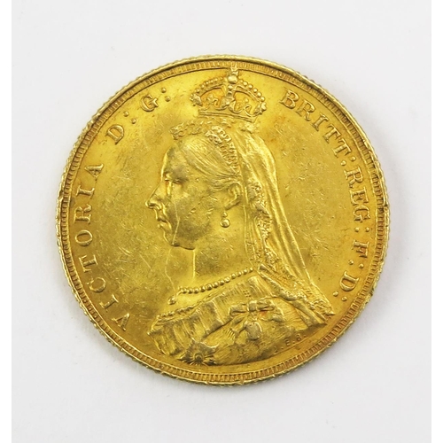 1432A - A Victoria 1887 Gold Sovereign