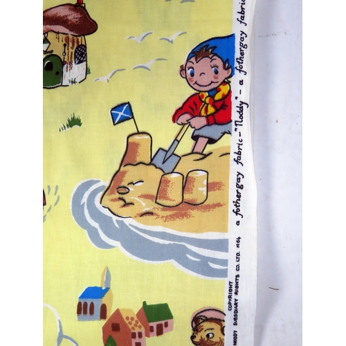 1525 - A section of Noddy and Big Ears printed material, 270cm x 120cm