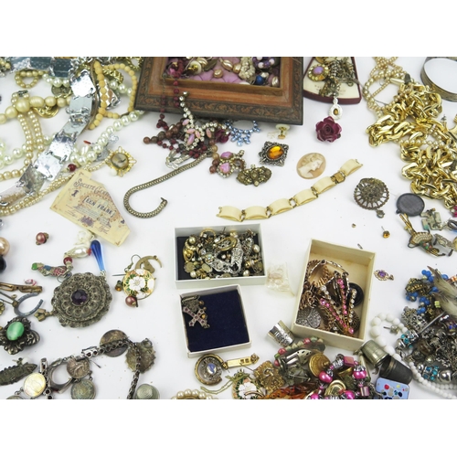 320 - A Box of Costume Jewellery including, silver jewellery, five rings a silver coin bracelet, one other... 