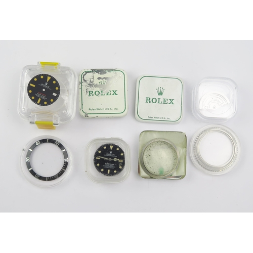 459 - ROLEX Submariner Parts including a complete movement with dial and hands (caliber 3035 movement no. ... 