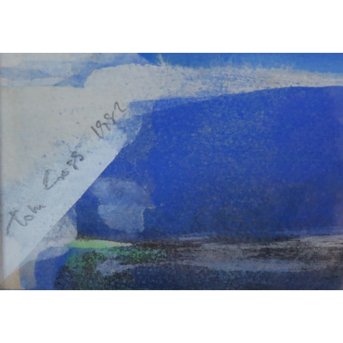 1019 - Tom Cross (1931-2009), River Sunset 1982, gouache, Cornish School, 53.5x34.5cm, framed & glazed

Pro... 