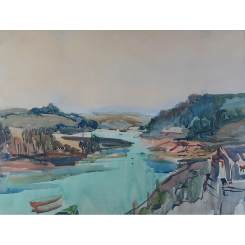 1571 - Margaret Morcom (1922 - 1986), Cornish watercolourist, St Ives Society and studied under Terry Frost... 