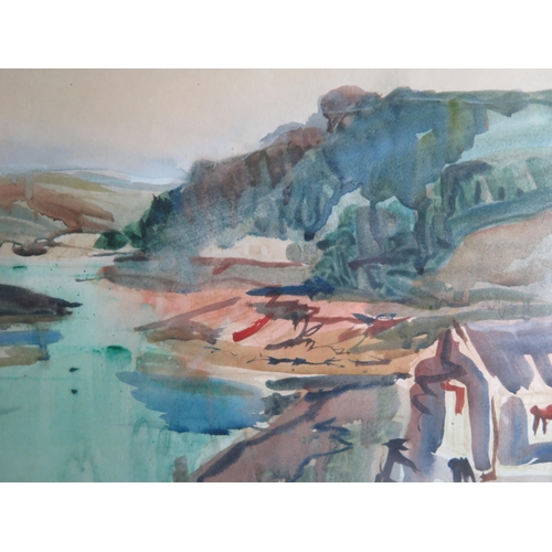 1571 - Margaret Morcom (1922 - 1986), Cornish watercolourist, St Ives Society and studied under Terry Frost... 