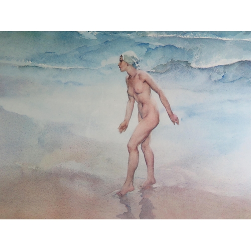 1572 - Sir William Russell Flint (1880 - 1969) Scottish artist and illustrator, 'Waves', pencil signed and ... 