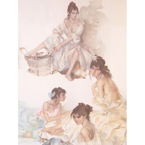 1573 - Sir William Russell Flint (1880 - 1969) Scottish artist and illustrator, 'Variations on a Theme', pe... 