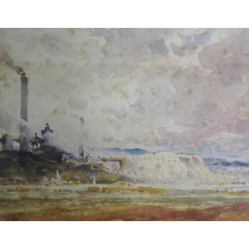 1580 - John Keeley RBSA (1849 - 1930), 'The Duke's pit, Trent Vale. Staffs', watercolour, signed lower left... 