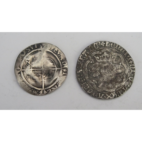 242 - A Henry VI Silver Groat and an Elizabeth II Sixpence 1562