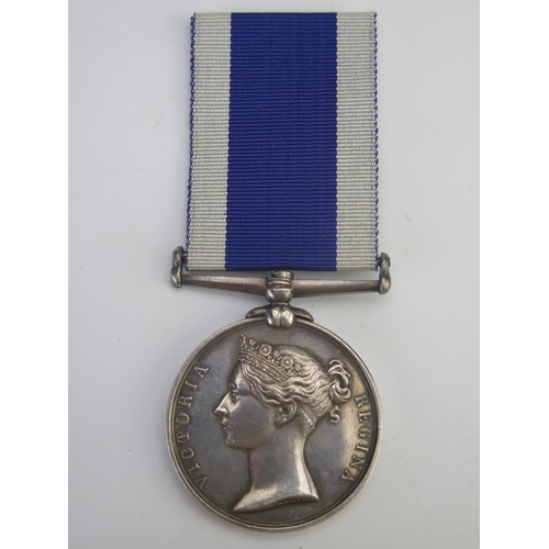 309 - A Victorian Royal Navy Long Service & Good Conduct Medal to C. J. Cauley. C.P.O. H.M.S. Superb.