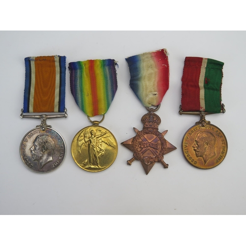 311 - A World War I trio to M2-136071. Pte. H. A. Edmond. A. S. C., includes 1914-15 Star, War and Victory... 