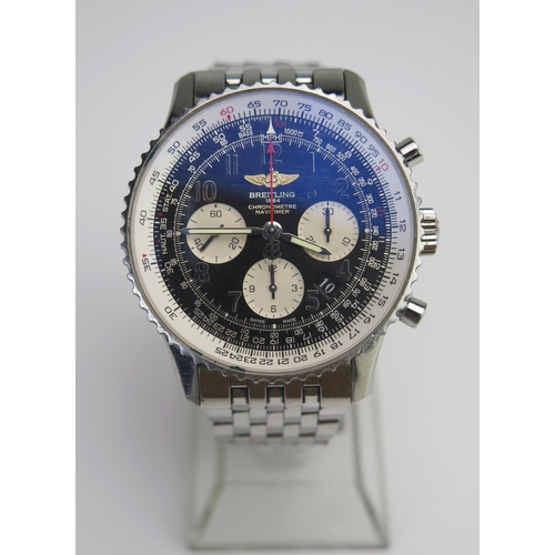 74 - A BREITLING Navitimer 01 Chronograph Wristwatch42.7mm case, boxed and with papers and with the Inter... 