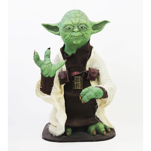 1032 - Life Size Yoda from Star Wars model replica film prop made from foam rubber, 27