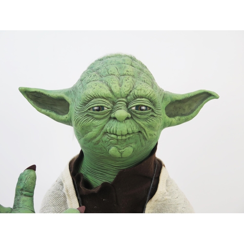 1032 - Life Size Yoda from Star Wars model replica film prop made from foam rubber, 27