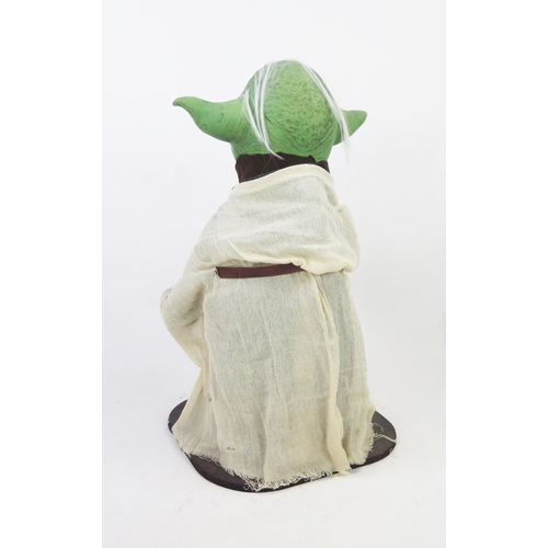 1032 - Life Size Yoda from Star Wars model replica film prop made from foam rubber, 27