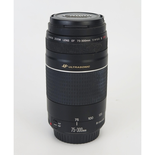 1058 - Canon Ultrasonic EF 75-300mm 1:4-5.6 III Camera Lens