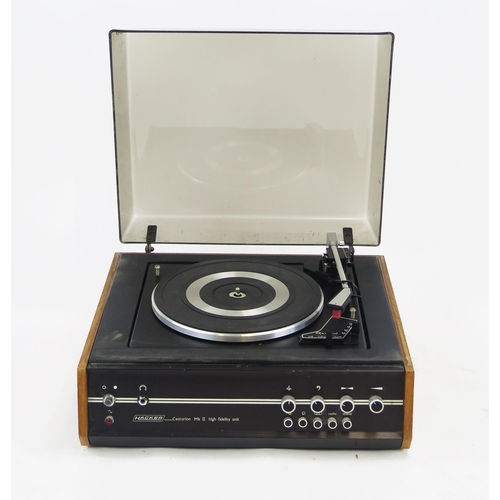 1065 - Hacker Centurion Mk II high fidelity unit with Garrard SP 25 Mk III Turntable / Deck