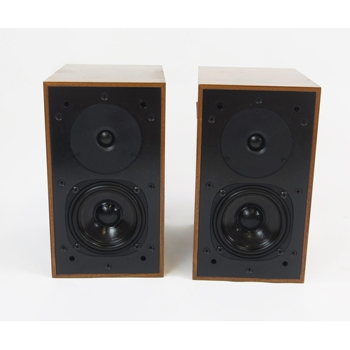 1076 - ProAc Tablette Pair of Speakers, 8 ohms, 80 watts, with teak veneer casing