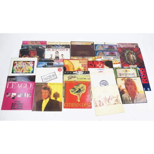 1080 - Collection of LP Records, mostly 1970's including Rod Stewart, Madness, Bonzo, The Human League, The... 