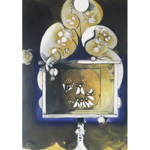 1123 - Graham Sutherland (1903 -1980) prolific abstract and portrait artist, from the series 'The Bees'- 'F... 