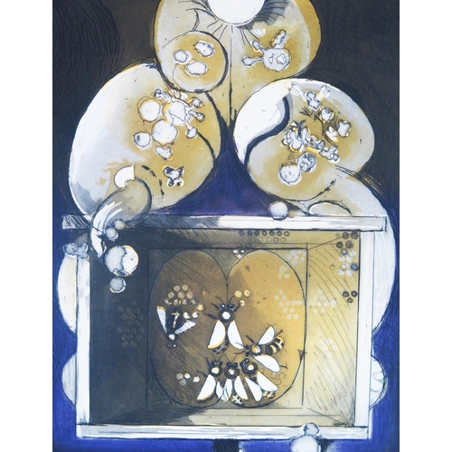 1123 - Graham Sutherland (1903 -1980) prolific abstract and portrait artist, from the series 'The Bees'- 'F... 