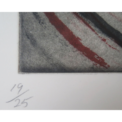 1132 - Terry Frost (1915 - 2003) RA, 'Desire II 19/25 etching, pencil signed, 53X51cm, framed & glazed