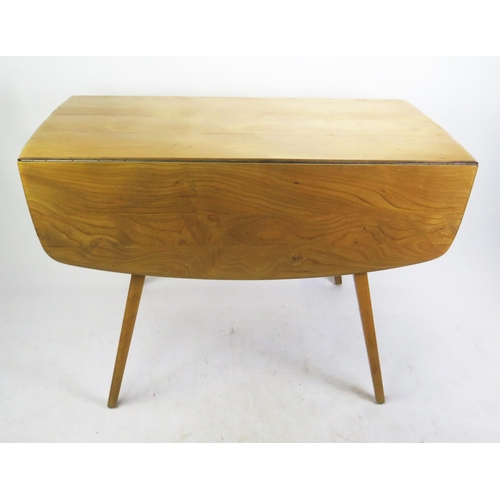 1136 - An Ercol Stripped Elm Kitchen Lap Table, 113(w)x 64-125(l)x72(h)cm