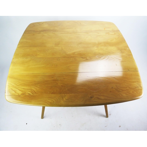 1136 - An Ercol Stripped Elm Kitchen Lap Table, 113(w)x 64-125(l)x72(h)cm