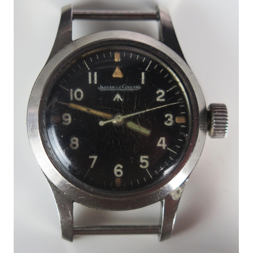 409 - A Rare Jaeger-LeCoultre Mark 11 6B/346 RAF Pilots Military Wristwatch 1948, the 34.9mm case with bla... 