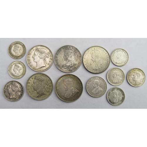 815 - Straits Settlement and Ceylon group including 1881 / 1889 20 cents