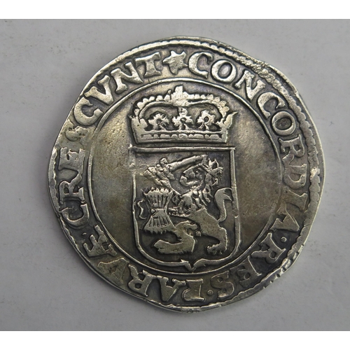 825 - Netherlands 1672 silver ducat