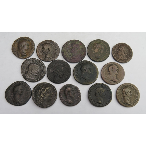 848 - Roman including Augusta, Nerva, Vespasian, Domitian, Aelius, Constantius, Claudius, Agrippa etc. (14... 