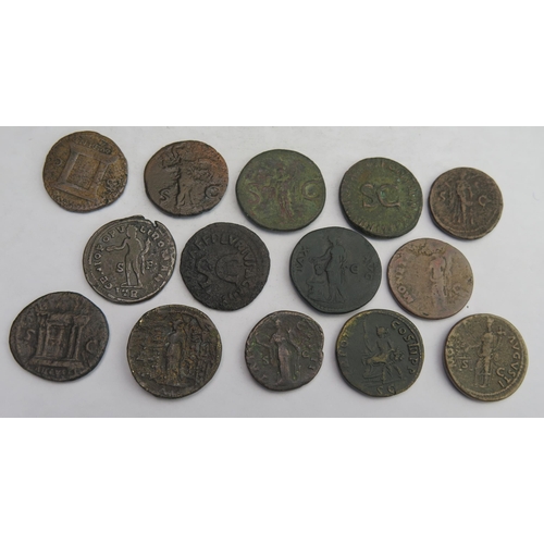 848 - Roman including Augusta, Nerva, Vespasian, Domitian, Aelius, Constantius, Claudius, Agrippa etc. (14... 