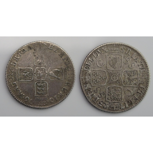 863 - 1696 shilling and 1723 SSC shilling