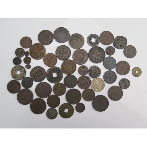 918 - Sheet of World coins including Ionian Island, Belgium, Italy, Russia etc.