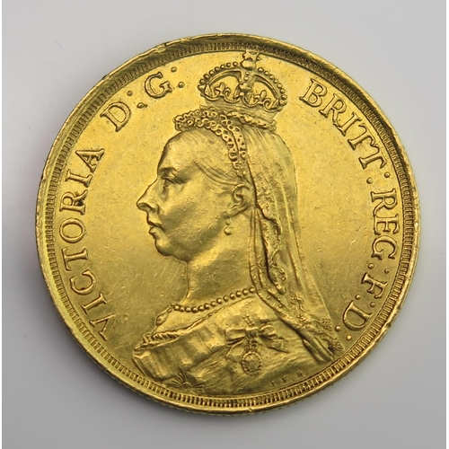 930 - An 1887 'Jubilee Head' Gold £2 Coin