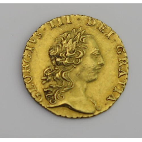 933 - A George III Gold Quarter Guinea