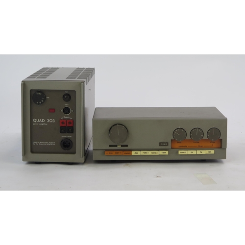 1070 - Quad 33 Pre-Amplifier Control Unit and Quad 303 Power Amplifier