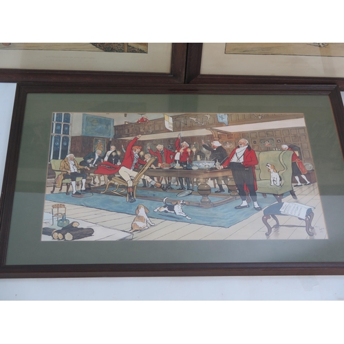 1133 - Three Cecil Aldin Prints, largest 61x38cm, all framed & glazed